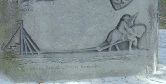 Bendorf am Rhein Die Historiensäule im Stadtpark BendorfGeschichte